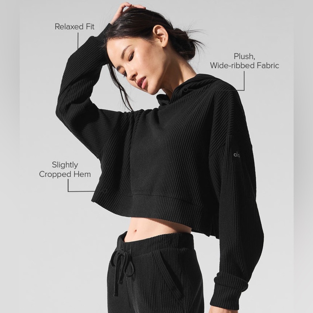 ALO Yoga Muse Hoodie Black